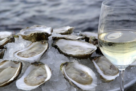 oysters-wine